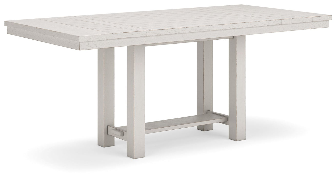 Robbinsdale - Rectangular Counter Height Dining Extension Table Set - Tallahassee Discount Furniture (FL)