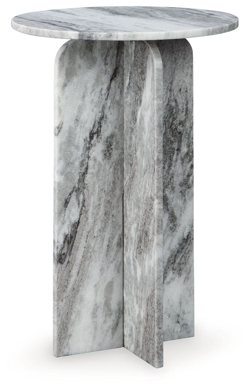 Keithwell - Gray - Round Accent Table - Tallahassee Discount Furniture (FL)