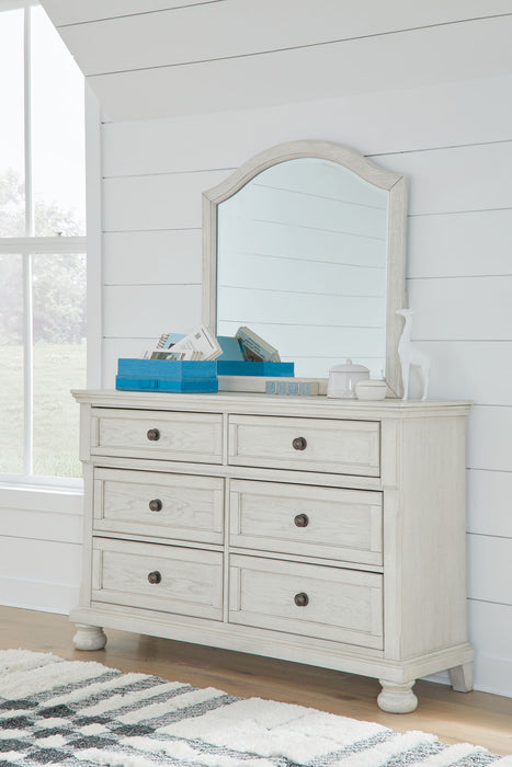 Robbinsdale - Dresser, Mirror - Youth - Antique White - Tallahassee Discount Furniture (FL)