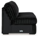 Midnight-Madness - Onyx - Armless Loveseat - Tallahassee Discount Furniture (FL)
