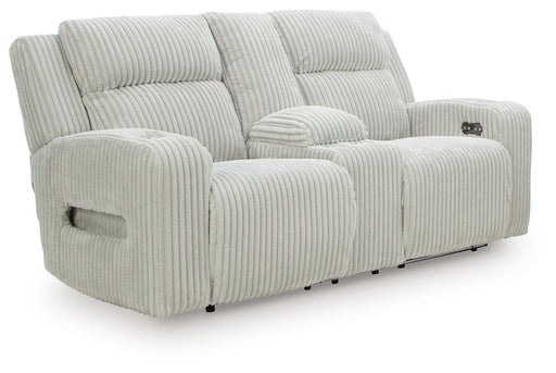Forest Lake - Power Reclining Loveseat With Console / Adj Headrest - Tallahassee Discount Furniture (FL)