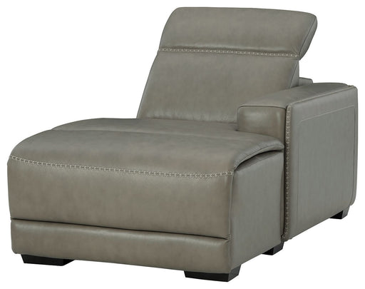 Correze - Gray - RAF PWR Reclining Back Chaise - Tallahassee Discount Furniture (FL)