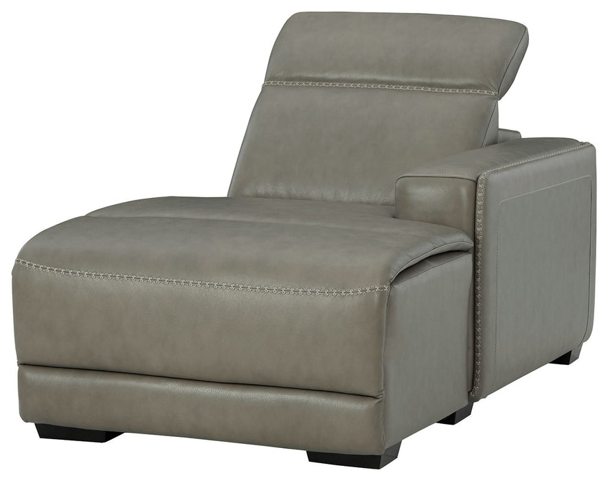Correze - Gray - RAF PWR Reclining Back Chaise - Tallahassee Discount Furniture (FL)