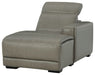 Correze - Gray - RAF PWR Reclining Back Chaise - Tallahassee Discount Furniture (FL)