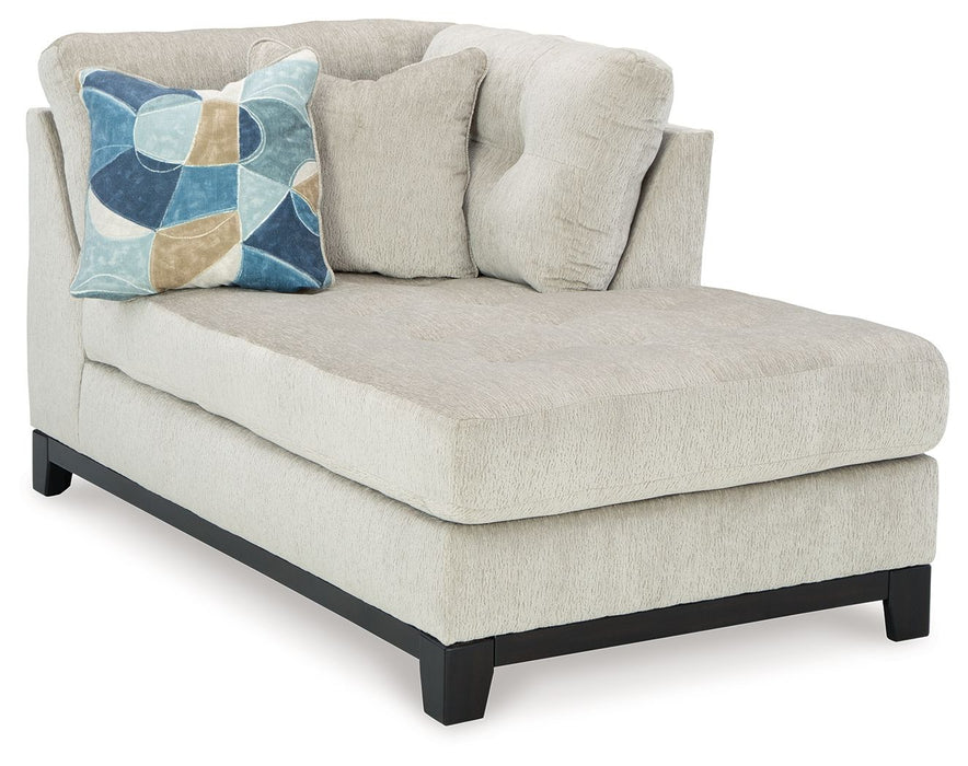 Maxon Place - Stone - Raf Corner Chaise - Tallahassee Discount Furniture (FL)