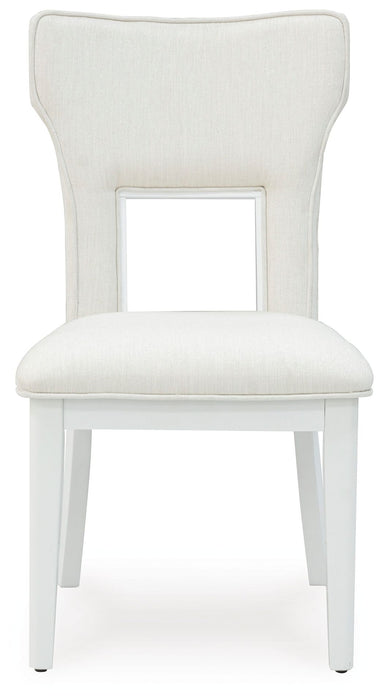 Chalanna - White - Dining Upholstered Side Chair (Set of 2) - Tallahassee Discount Furniture (FL)