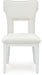 Chalanna - White - Dining Upholstered Side Chair (Set of 2) - Tallahassee Discount Furniture (FL)