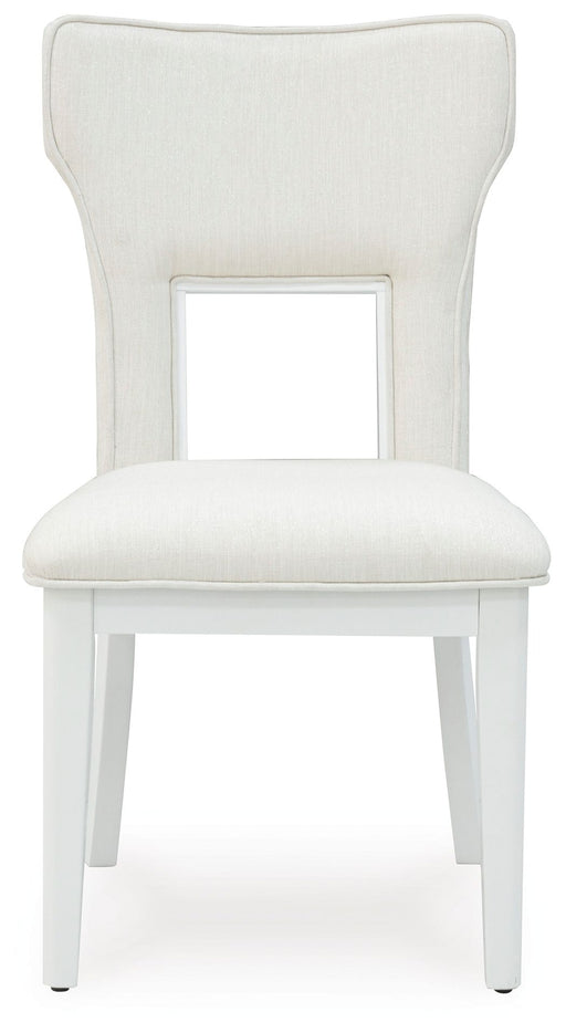 Chalanna - White - Dining Upholstered Side Chair (Set of 2) - Tallahassee Discount Furniture (FL)