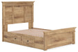 Makidern - Panel Storage Bed With 2 Under Bed Storage Units - Tallahassee Discount Furniture (FL)