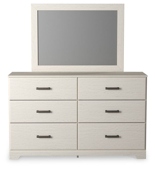 Stelsie - Dresser, Mirror - White - Tallahassee Discount Furniture (FL)