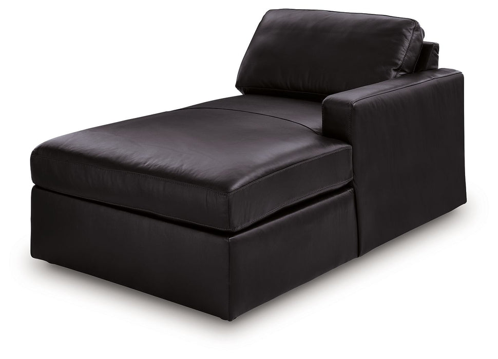 ModMax II - RAF Corner Chaise - Black - Tallahassee Discount Furniture (FL)
