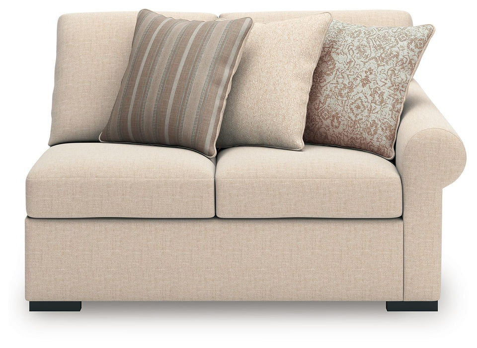 LadyMae - Twill - RAF Loveseat - Tallahassee Discount Furniture (FL)