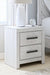 Cayboni - Two Drawer Night Stand - Whitewash - Tallahassee Discount Furniture (FL)