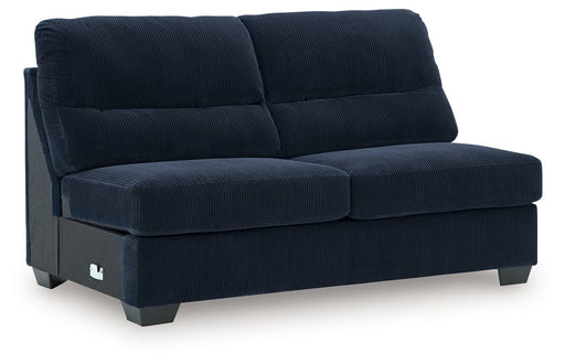 SimpleJoy - Armless Loveseat - Navy - Tallahassee Discount Furniture (FL)