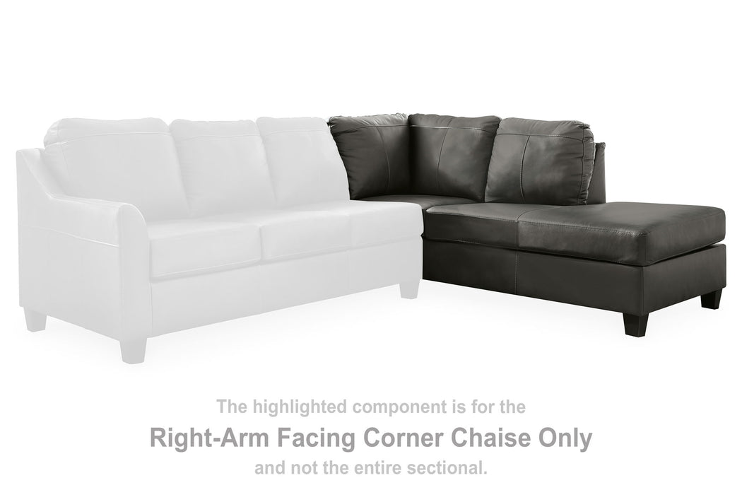 Valderno - Fog - Raf Corner Chaise - Tallahassee Discount Furniture (FL)