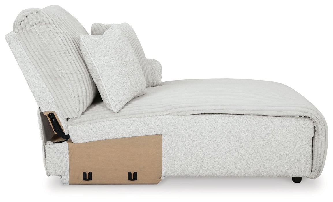 Top Tier - Alloy - Raf Press Back Power Chaise - Tallahassee Discount Furniture (FL)
