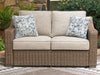 Laguna Heights - Loveseat With Cushion - Beige - Tallahassee Discount Furniture (FL)