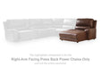 DeepWakes - RAF Press Back Power Chaise - Canyon - Tallahassee Discount Furniture (FL)