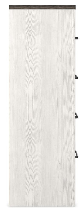 Gerridan - Four Drawer Chest - White / Gray - Tallahassee Discount Furniture (FL)