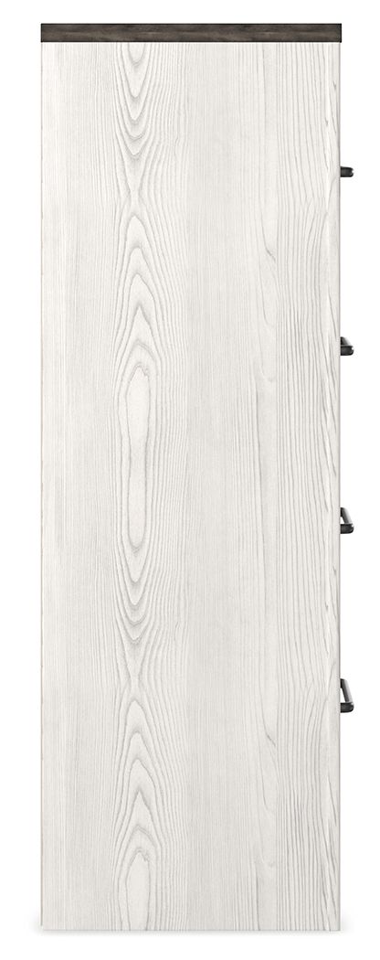 Gerridan - Four Drawer Chest - White / Gray - Tallahassee Discount Furniture (FL)