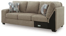Newellen - LAF Sofa With Corner Wedge - Beige - Tallahassee Discount Furniture (FL)