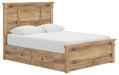 Makidern - Panel Storage Bed With Under Bed Storage Unit - Tallahassee Discount Furniture (FL)