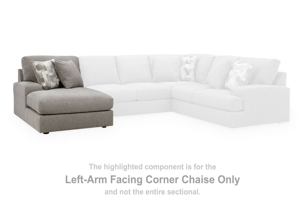 Lindon - LAF Corner Chaise - Smoke - Tallahassee Discount Furniture (FL)