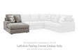 Lindon - LAF Corner Chaise - Smoke - Tallahassee Discount Furniture (FL)