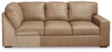 Bandon - Toffee - Raf Sofa With Corner Wedge - Tallahassee Discount Furniture (FL)
