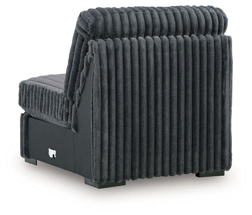 Midnight-Madness - Armless Chair - Gunmetal - Tallahassee Discount Furniture (FL)