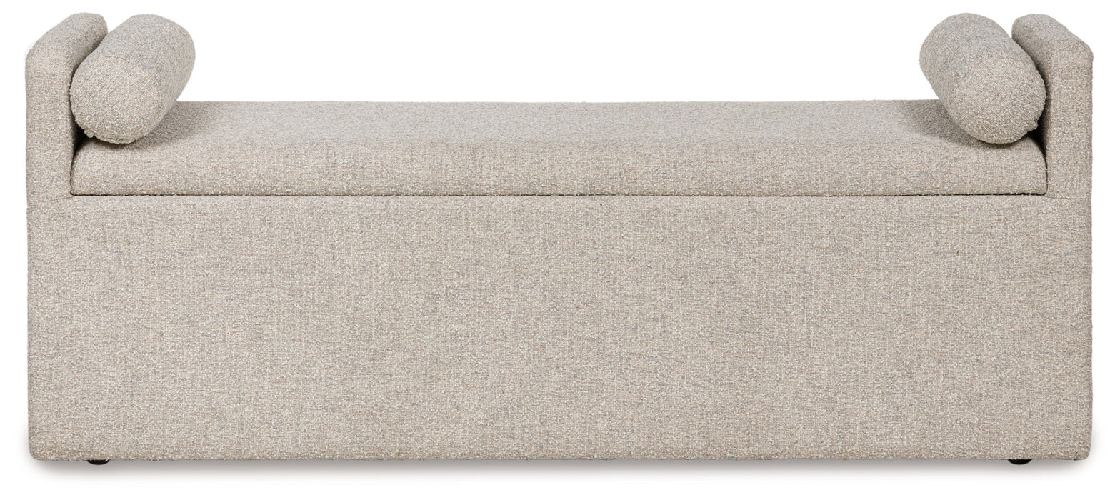 Galliden - Beige - Large Upholstered Dining Room Bench - Tallahassee Discount Furniture (FL)