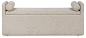 Galliden - Beige - Large Upholstered Dining Room Bench - Tallahassee Discount Furniture (FL)