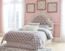 Realyn - Full UPH Panel Headboard - Chipped White - Tallahassee Discount Furniture (FL)
