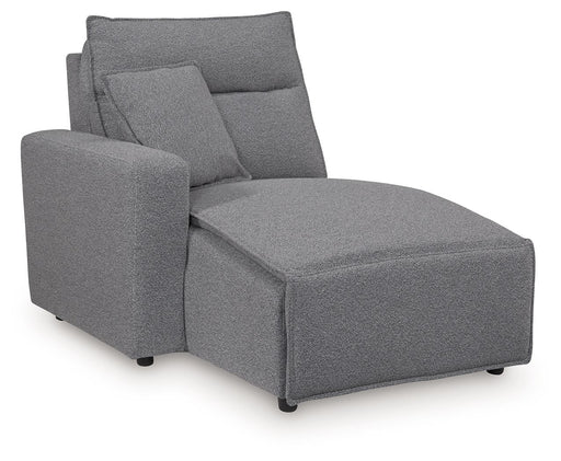 Modmax II - LAF Press Back Power Chaise - Salt And Pepper - Tallahassee Discount Furniture (FL)