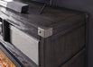 Todoe - LG TV Stand w/Fireplace Option - Gray - Tallahassee Discount Furniture (FL)