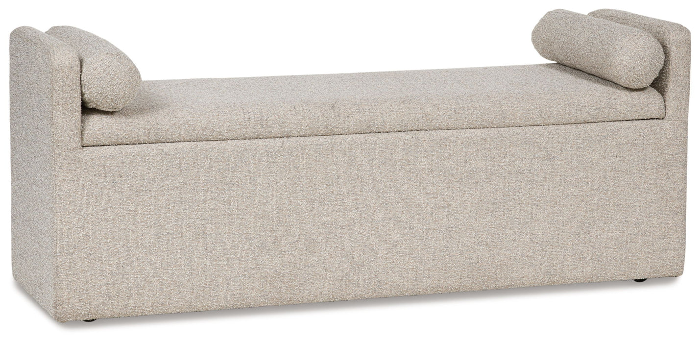 Galliden - Beige - Large Upholstered Dining Room Bench - Tallahassee Discount Furniture (FL)