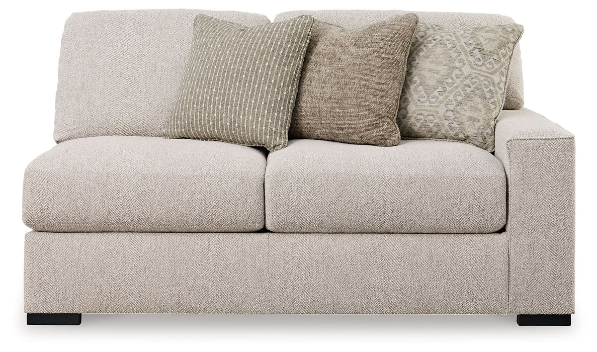 Ballyton - Sand - Raf Loveseat - Tallahassee Discount Furniture (FL)