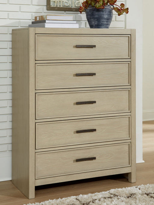 Calmoro - Five Drawer Chest - Gray - Tallahassee Discount Furniture (FL)