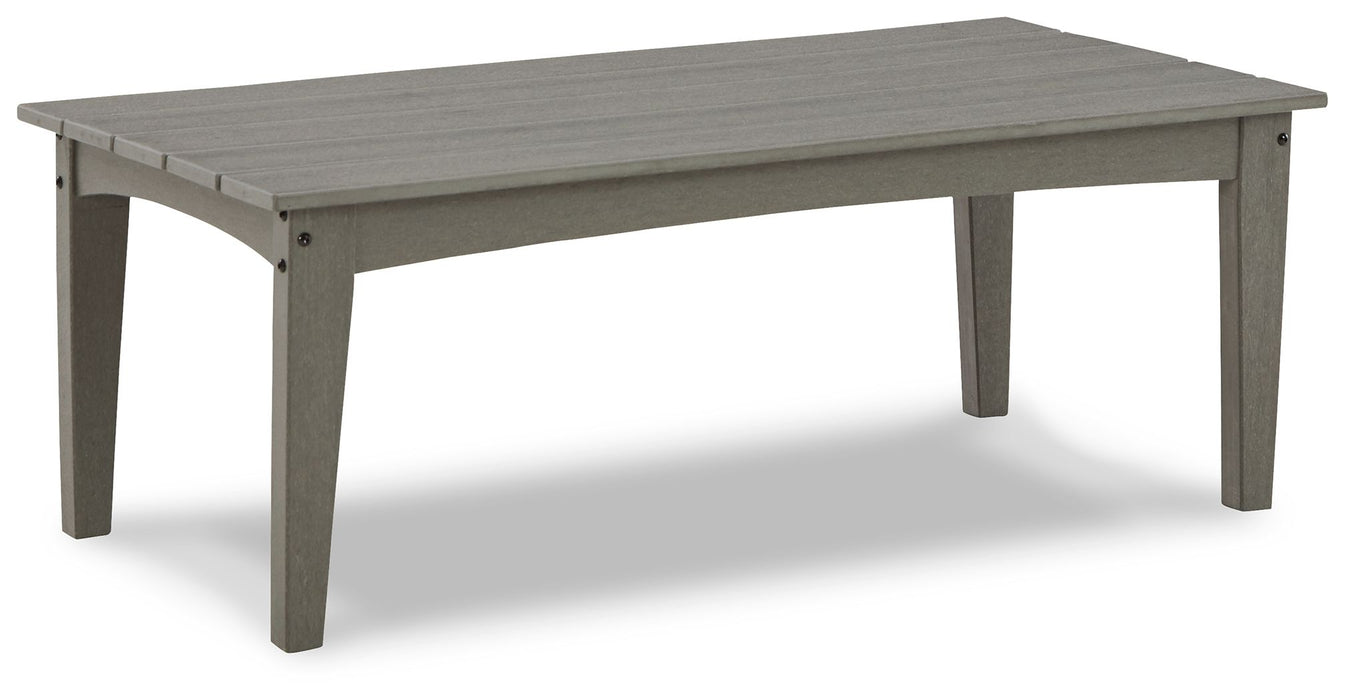Visola - Rectangular Cocktail Table - Gray - Tallahassee Discount Furniture (FL)