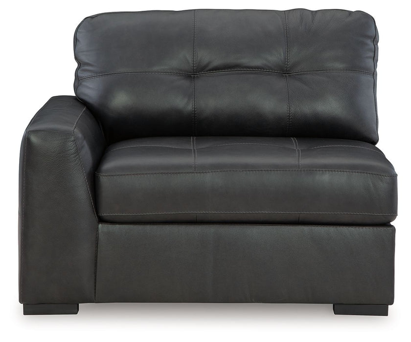 Brindley Pier - Fog - Laf Corner Chair - Tallahassee Discount Furniture (FL)