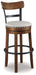 Valebeck - Tall Upholstered Swivel Barstool - Tallahassee Discount Furniture (FL)