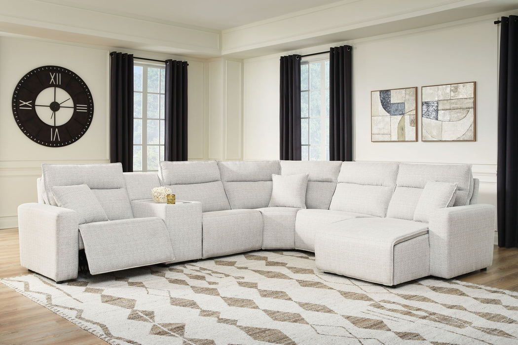 Modmax II - Reclining Sectional - Stone - Tallahassee Discount Furniture (FL)