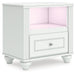 Kozlani - One Drawer Night Stand - White - Tallahassee Discount Furniture (FL)