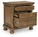 Feddinger - Medium Brown - Two Drawer Night Stand - Tallahassee Discount Furniture (FL)