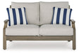 Rainier Ranch - Brown / Beige - Loveseat With Cushion - Tallahassee Discount Furniture (FL)