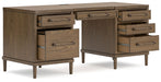 Roanhowe - Brown - Home Office Desk - Tallahassee Discount Furniture (FL)