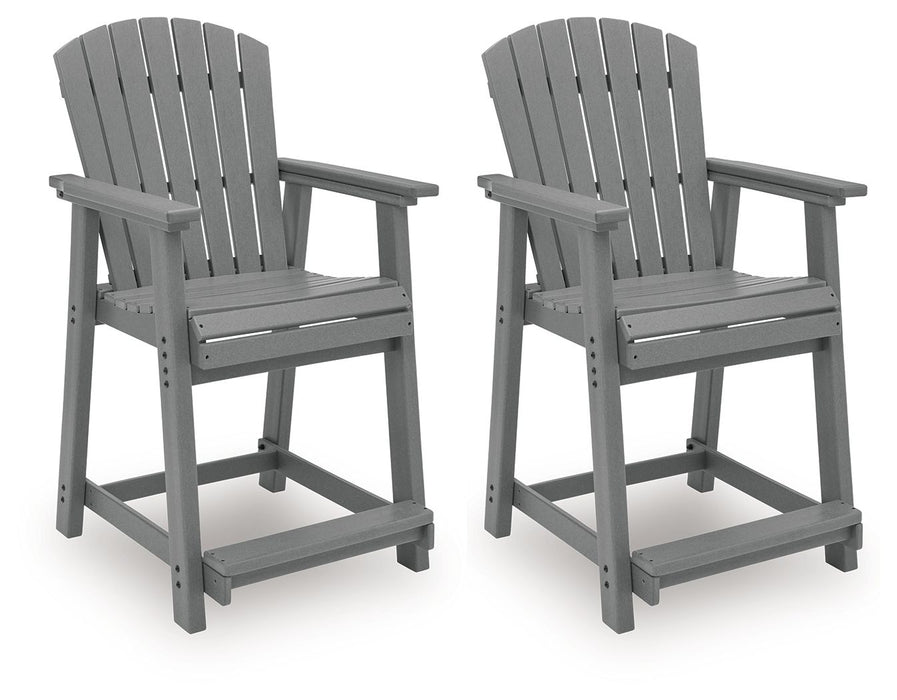 Sanctuary Beach - Barstool (Set of 2) - Dark Gray - Tallahassee Discount Furniture (FL)