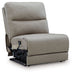 Narwhal Place - Pebble - Power Armless Recliner With Adjustable Headrest - Tallahassee Discount Furniture (FL)