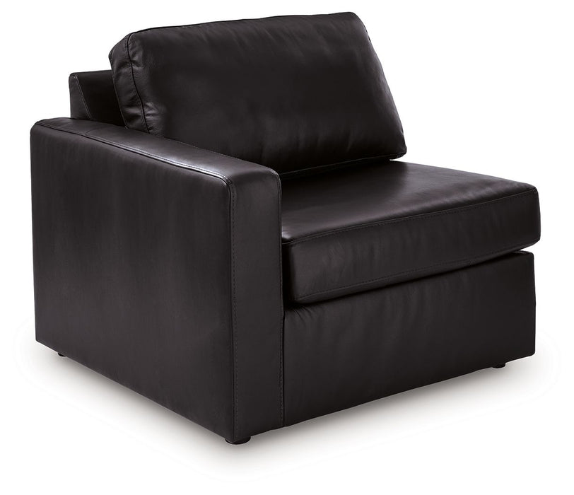 ModMax II - LAF Corner Chair - Black - Tallahassee Discount Furniture (FL)