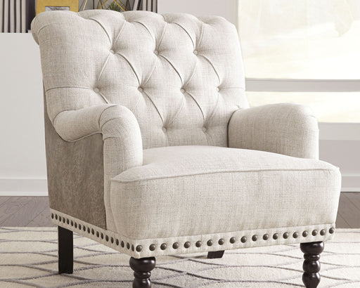 Tartonelle - Ivory / Taupe - Accent Chair - Tallahassee Discount Furniture (FL)